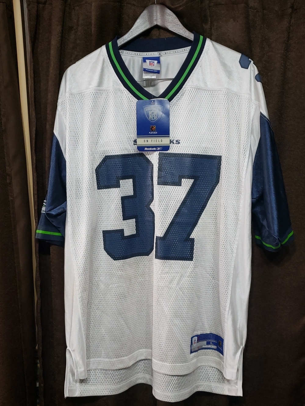 Seattle Seahawks Reebok NFL #37 Football Jersey NWT ALEXANDER Authentic New